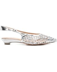 Keys - Caged Slingback Sandals - Lyst