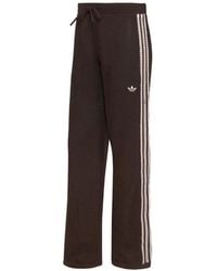adidas - Crochet-Knit Side-Stripe Trousers - Lyst