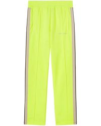 Palm Angels - Neon Logo Print Trousers - Lyst