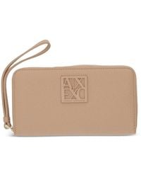 ARMANI EXCHANGE - Logo-Detail Zip-Fastening Wallet - Lyst
