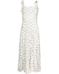 Polo Ralph Lauren - Pleated Floral-print Dress - Lyst