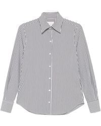 Xacus - Vertical-Stripe Long-Sleeve Shirt - Lyst