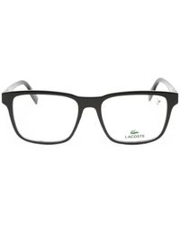 Lacoste - Rectangle-Frame Glasses - Lyst