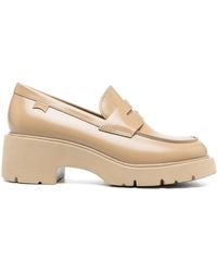Camper - Flache Penny-Loafer - Lyst