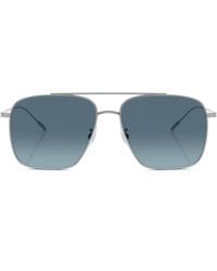 Oliver Peoples - Dresner Navigator-Frame Sunglasses - Lyst