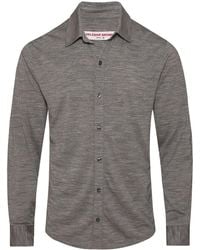 Orlebar Brown - Wool Mélange Button-Down Shirt - Lyst