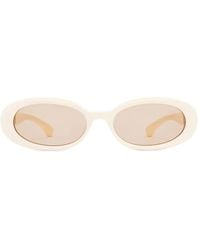 Sporty & Rich - Oval-Frame Sunglasses - Lyst