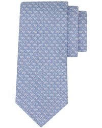 Ferragamo - Elephant-Print Silk Tie - Lyst