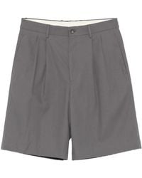 Tagliatore - Pleated Shorts - Lyst