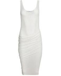 Alex Perry - Ruched Midi Dress - Lyst