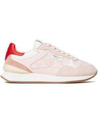 Twinset - Lace-Insert Low-Top Sneakers - Lyst