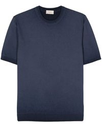 Altea - Short-sleeve Knitted T-shirt - Lyst