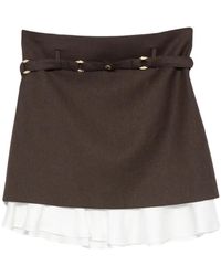 Sandro - Kurzer 2-In-1 Wollrock - Lyst