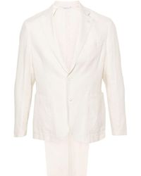 Manuel Ritz - Single-breasted Linen Suit - Lyst