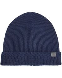 Tom Ford - Logo-Patch Ribbed-Knit Beanie - Lyst