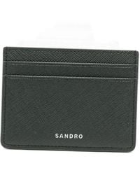 Sandro - Logo-Print Card Holder - Lyst