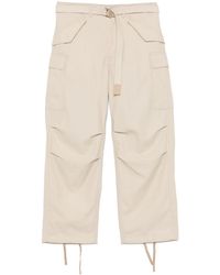 Sacai - Cotton Cargo Trousers - Lyst