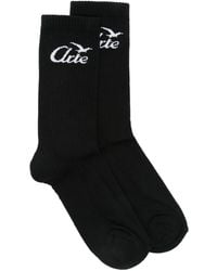 Arte' - Intarsia-Knit Logo Socks - Lyst