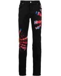 Amiri - Tie-Dye Print Skinny Jeans - Lyst