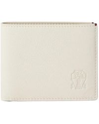 Brunello Cucinelli - Logo-Debossed Leather Wallet - Lyst