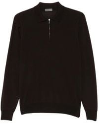 Drumohr - Quarter-Zip Polo-Collar Sweater - Lyst