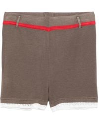 Siedres - Marthe Lace-Trim Shorts - Lyst