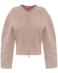 DIESEL - Chaqueta Corta G-Hava Con Logo Bordado - Lyst