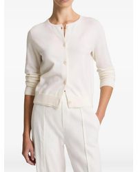 Vince - Cardigan À Bords Festonnés - Lyst