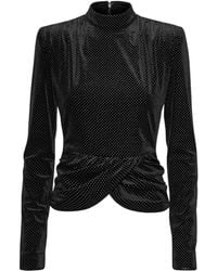 ROTATE BIRGER CHRISTENSEN - Velvet Blouse - Lyst