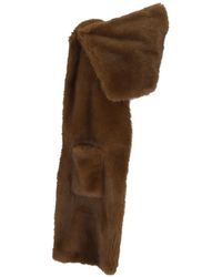 BB COUTURE - Faux-Fur Hooded Scarf - Lyst