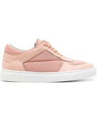 Fabiana Filippi - Mesh-Panels Leather Sneakers - Lyst