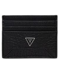 Guess - Pebbled Texture Card Holder - Lyst