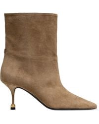 VANDA NOVAK - Bottines Elena En Daim - Lyst