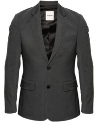Sandro - Notched-lapels Single-breasted Blazer - Lyst