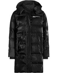 Karl Lagerfeld - Gesteppte Jacke mit Logo - Lyst