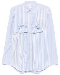 Comme des Garçons - Gestreept Overhemd - Lyst