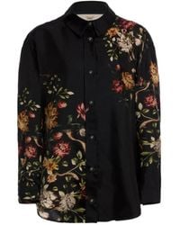 Agua Bendita - Cecilia Paramo Floral Print Shirt - Lyst