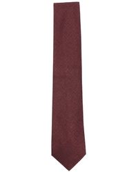 Canali - Textured-Weave Silk Tie - Lyst