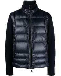 3 MONCLER GRENOBLE - Padded Down-feather Knitted Jacket - Lyst
