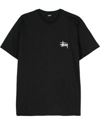 Stussy - Basic Cotton T-shirt - Lyst
