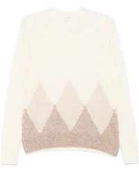 Ballantyne - Argyle-Intarsia Sweater - Lyst