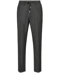 Philipp Plein - Wool Pinstripe Jogging Trousers - Lyst