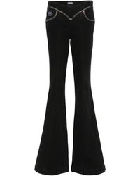 Versace - Low-rise Flared Jeans - Lyst