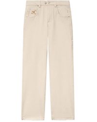 Isabel Marant - Pantaloni Dritti Jeyda Con Ricamo - Lyst