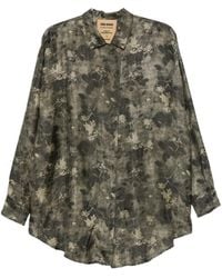 Uma Wang - Tyesha Floral-Print Shirt - Lyst