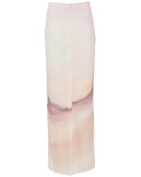 Nanushka - Button-Down Maxi Skirt - Lyst