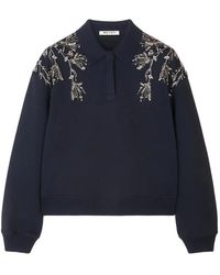 Ports 1961 - Embellished Polo Top - Lyst