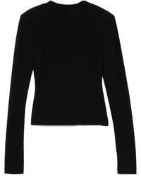 Norma Kamali - Shoulder-Pads T-Shirt - Lyst