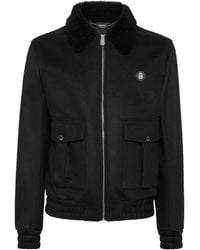 Billionaire - Bomberjacke Aus Shearling - Lyst