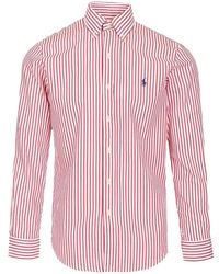 Polo Ralph Lauren - Custom-Fit Striped Poplin Shirt - Lyst